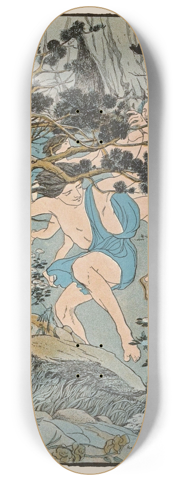 Maud Hunt Squire - As he played, they danced to his measure 8.25 inch art skate deck