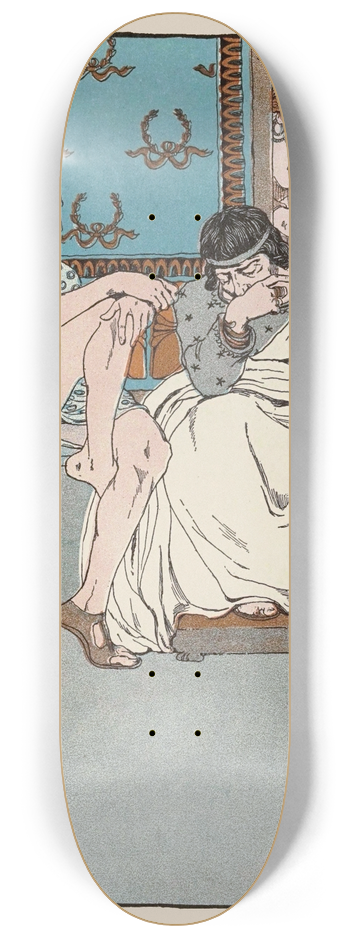 Maud Hunt Squire - Why do you look so sad, my uncle 8.25 inch art skate deck