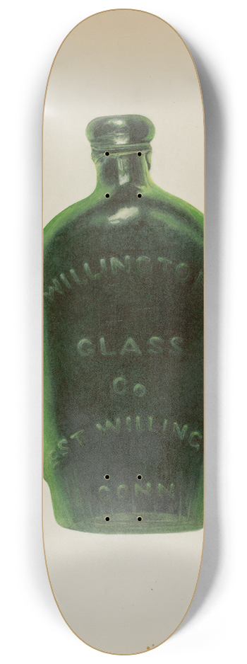Maud M. Holme - Liberty Glass Bottle 8.25 inch art skate deck