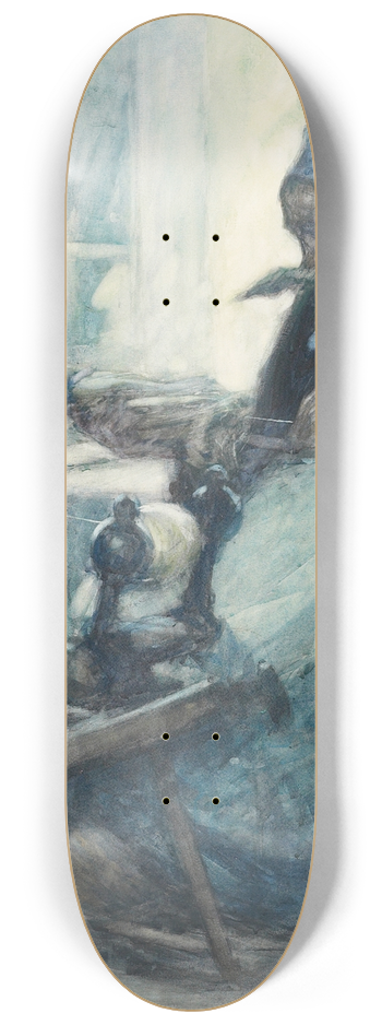 Maud Sherwood - Spinning 8.25 inch art skate deck