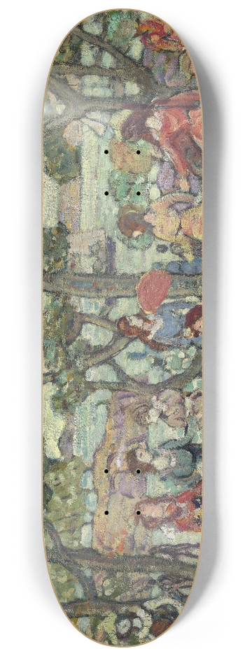 Maurice Prendergast - Landscape with Figures 8.25 inch art skate deck