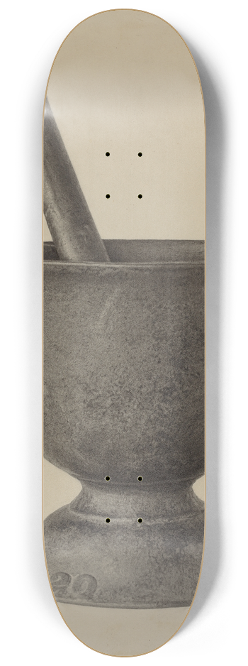 Maurice Van Felix - Mortar and Pestle 8.25 inch art skate deck