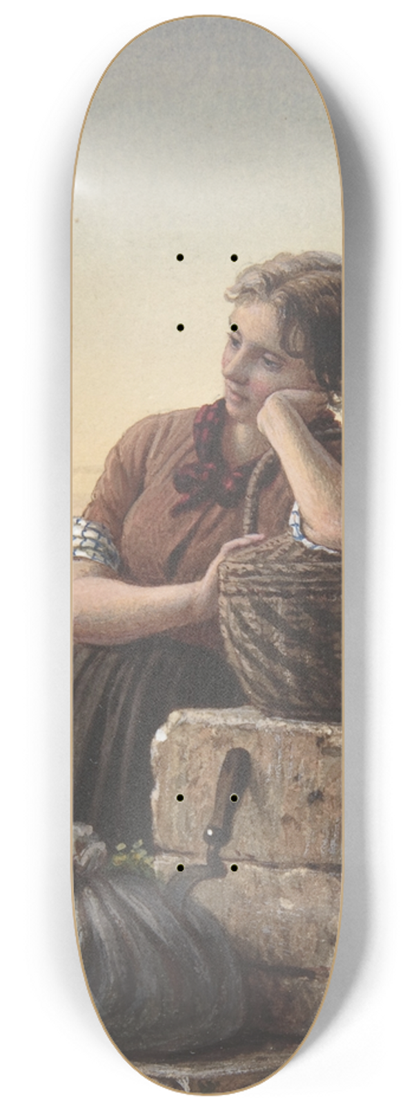 Johann Georg Meyer von Bremen - Returning Home 8.25 inch art skate deck