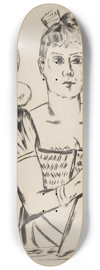 Max Beckmann - Schiebude 8.25 inch art skate deck