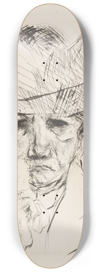 Max Beckmann - Weinende Frau (WeepingWoman) 8.25 inch art skate deck