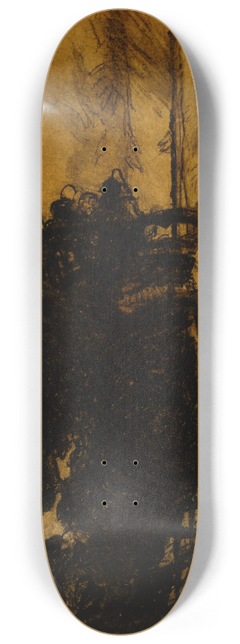 Max Bohm - Untitled 8.25 inch art skate deck