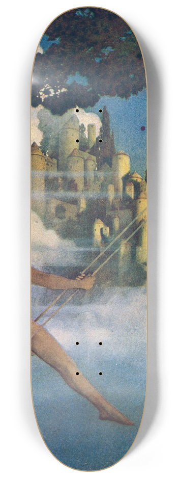 Maxfield Parrish - The Dinkey-Bird 8.25 inch art skate deck