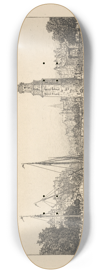 Maxime Lalanne - Tour de Montalban, Amsterdam 8.25 inch art skate deck