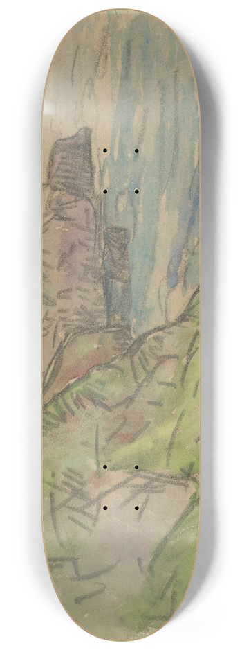 Maxime Maufra - Cte rocheuse en Bretagne Bretonse kustlandschap 8.25 inch art skate deck