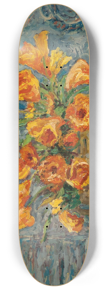 Maxime Maufra - Vase de fleurs 8.25 inch art skate deck