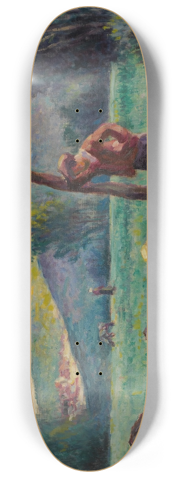 Maximilien Luce - Bessy-cur-Cure, paysage au pommier 8.25 inch art skate deck