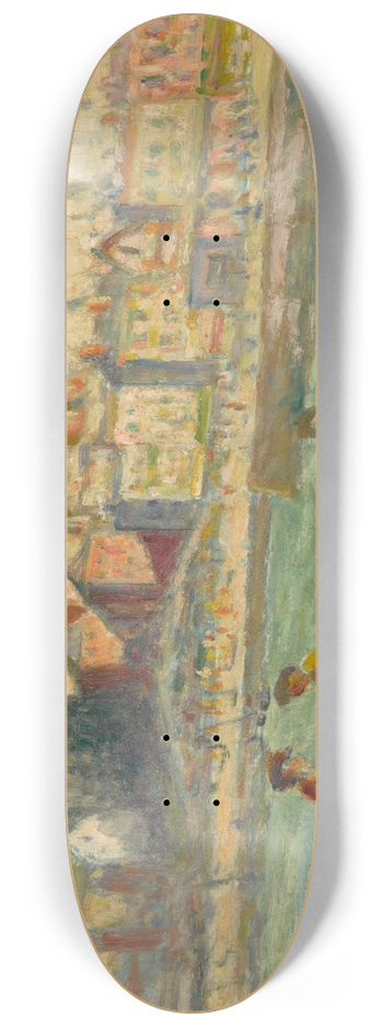Maximilien Luce - Le treport, sur le quai 8.25 inch art skate deck