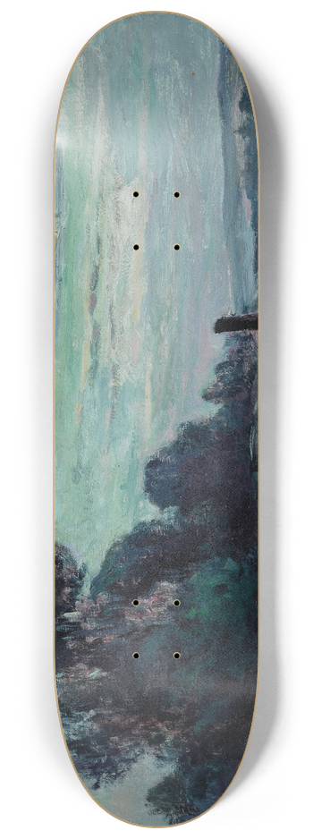 Maximilien Luce - Pniches sur la Seine 8.25 inch art skate deck