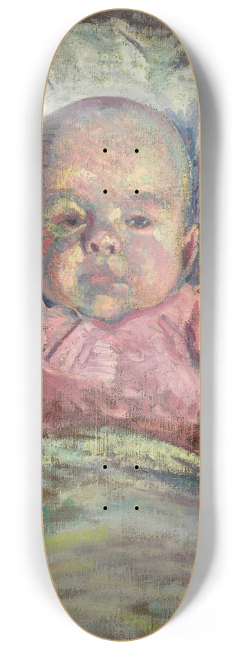 Maximilien Luce - Portrait de Frdric Luce, Bb 8.25 inch art skate deck