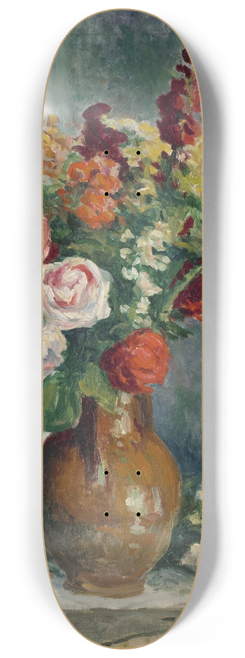 Maximilien Luce - Vase de fleurs 8.25 inch art skate deck