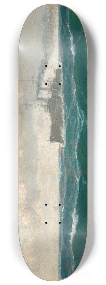 Max Jensen - A Seascape with Cruiser 8.25 inch art skate deck