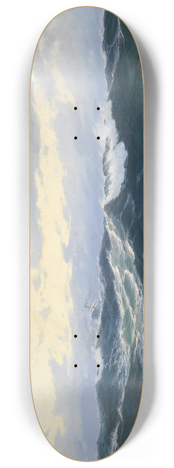Max Jensen - Marinestck mit Dampfer 8.25 inch art skate deck