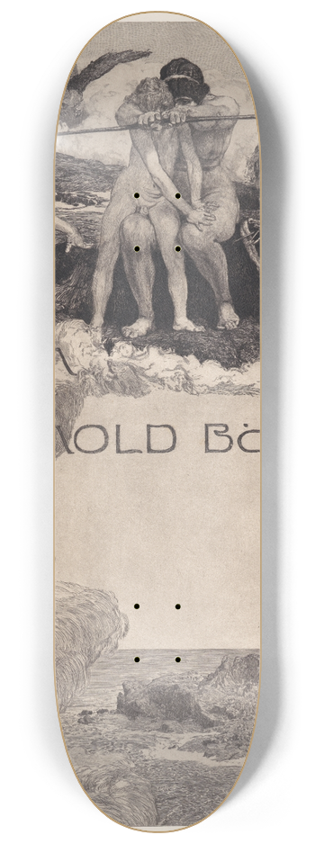 Max Klinger - Dedication (Widmung); To Arnold Bcklin 8.25 inch art skate deck