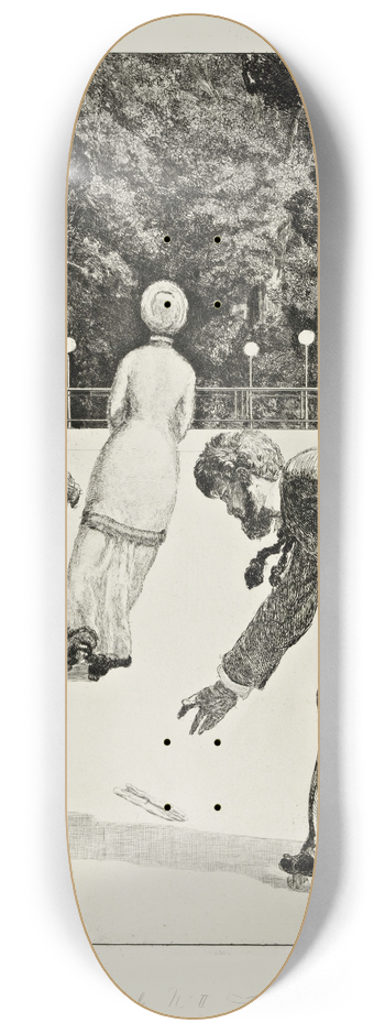Max Klinger - The Action 8.25 inch art skate deck
