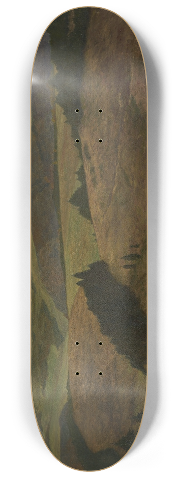Max Lieber - Black Forest Landscape 8.25 inch art skate deck