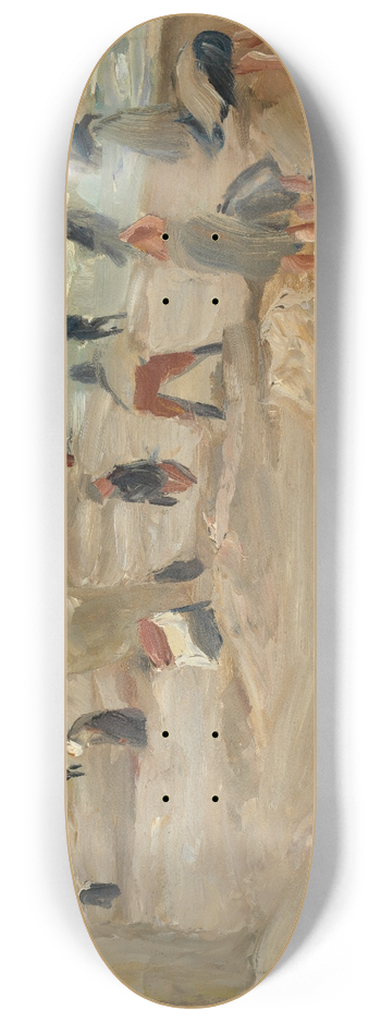 Max Liebermann - Am Strand von Noordwijk 8.25 inch art skate deck