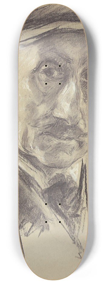 Max Liebermann - Selbstbildnis mit Schirmmtze 8.25 inch art skate deck