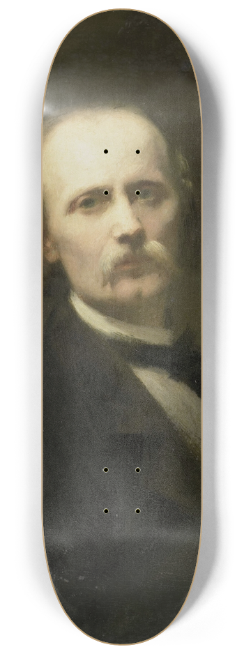 Johann Georg Schwartze - Self-Portrait 8.25 inch art skate deck