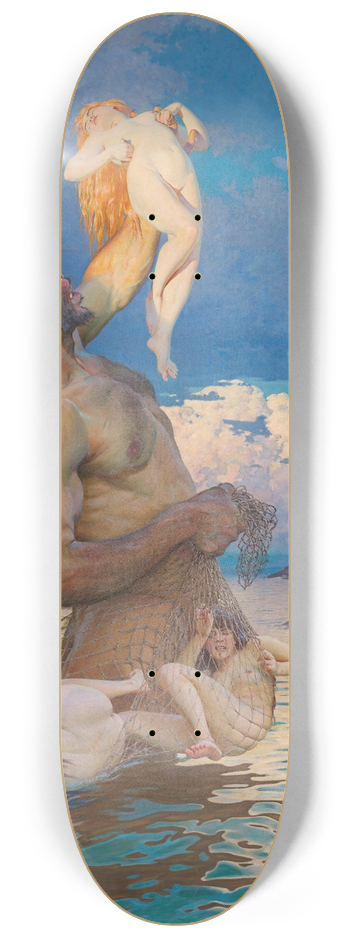 Max Pietschmann - Fischzug des Polyphem 8.25 inch art skate deck