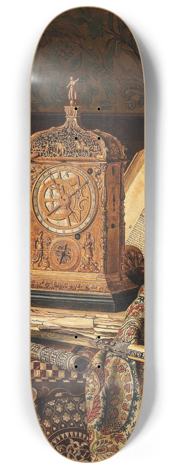 Max Schdl - Still Life with Antiques 8.25 inch art skate deck