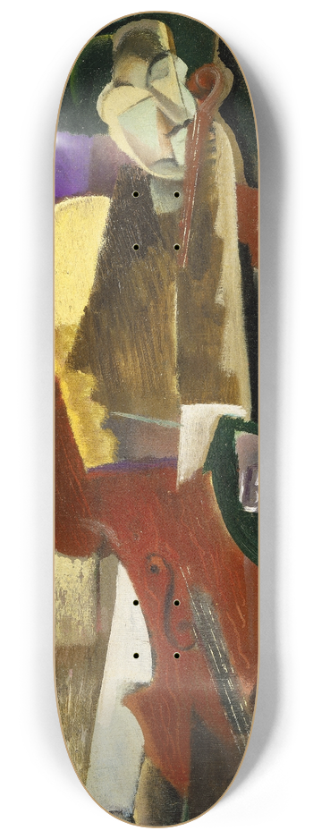Max Weber - The Cellist 8.25 inch art skate deck