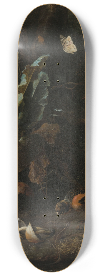 Melchior d'Hondecoeter - Animals and Plants 8.25 inch art skate deck