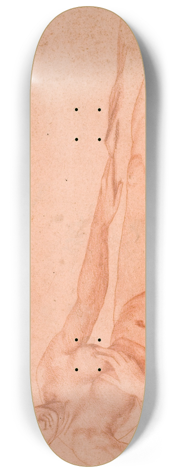 Melchior Lorck - Liggende kvindelig model 8.25 inch art skate deck