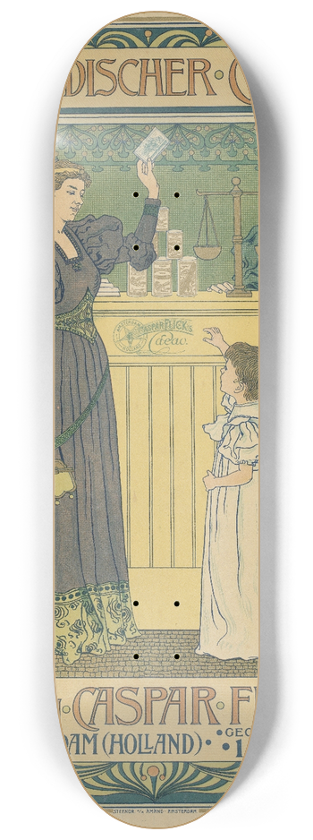 Johann Georg van Caspel - Hllandischer Cacao 8.25 inch art skate deck