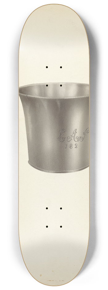 Michael Fenga - Silver Beaker 8.25 inch art skate deck