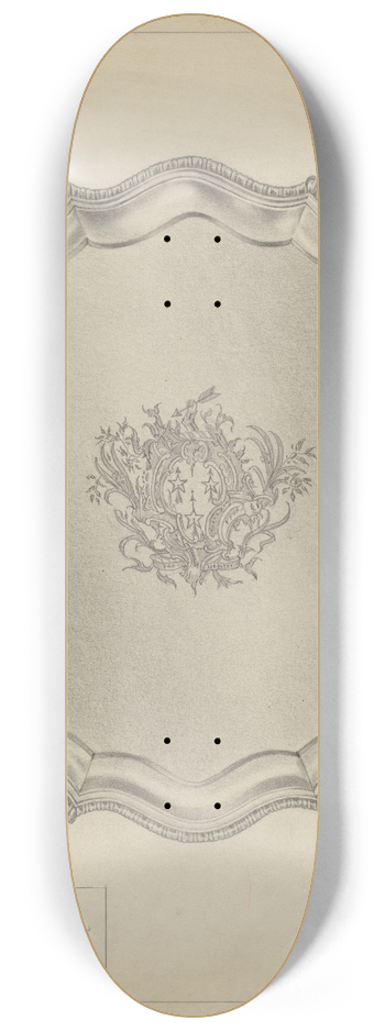 Michael Fenga - Silver Tray 8.25 inch art skate deck