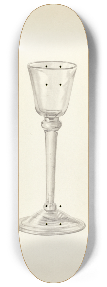 Michael Fenga - Wine Glass 8.25 inch art skate deck