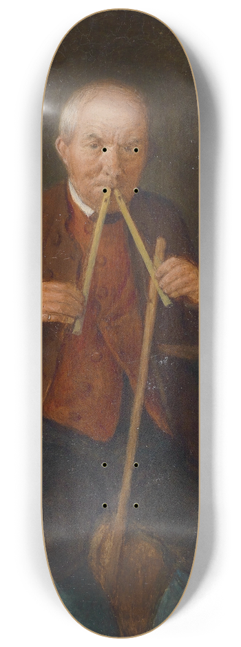 Michael Neder - Der Fltenspieler 8.25 inch art skate deck