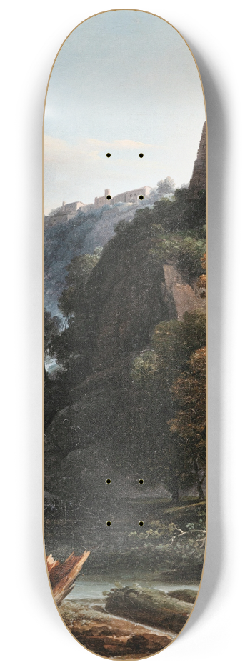 Michael Wutky - A View Of Tivoli 8.25 inch art skate deck
