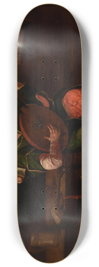 Micha Stachowicz - Bandura Player with a Jew 8.25 inch art skate deck