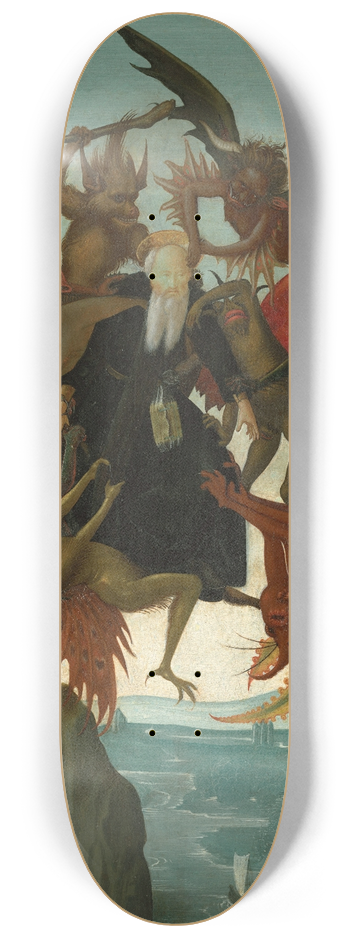 Michelangelo - The Torment of Saint Anthony 8.25 inch art skate deck
