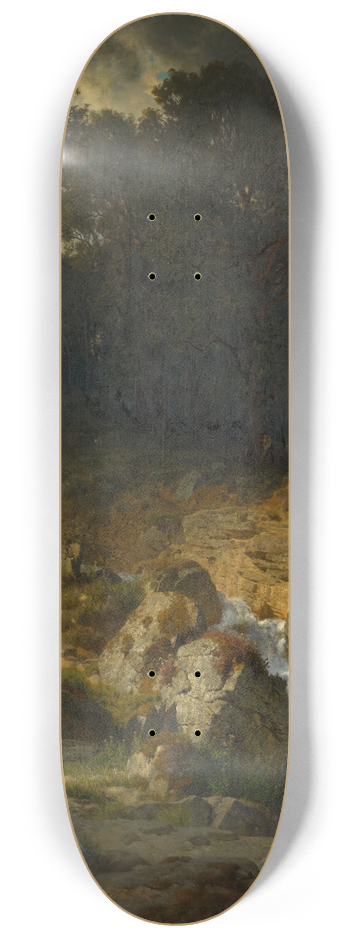 Johann Gottfried Steffan - Ramsau near Berchtesgaden 8.25 inch art skate deck