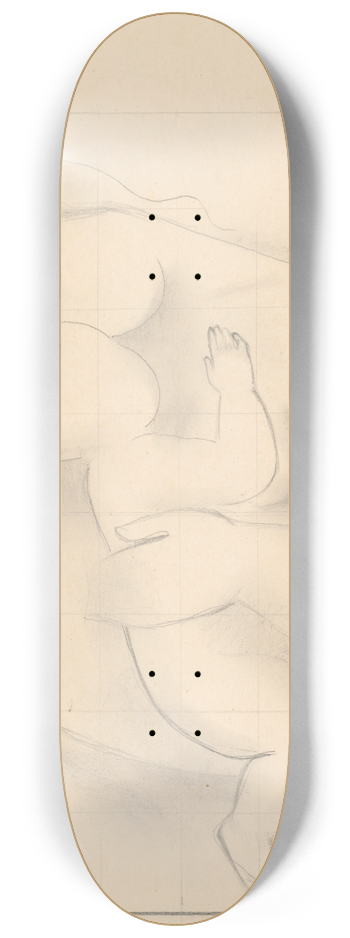 Mikul Galanda - Mother with baby 8.25 inch art skate deck