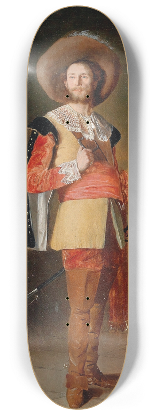 Johann Hamza - A Knight 8.25 inch art skate deck