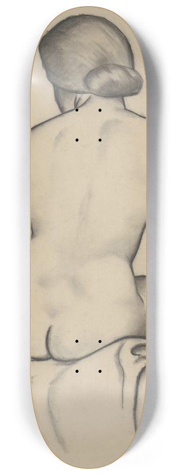 Mikul Galanda - Seated Nude 8.25 inch art skate deck