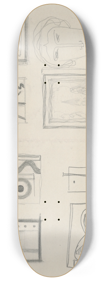 Mikul Galanda - Small Studies 8.25 inch art skate deck