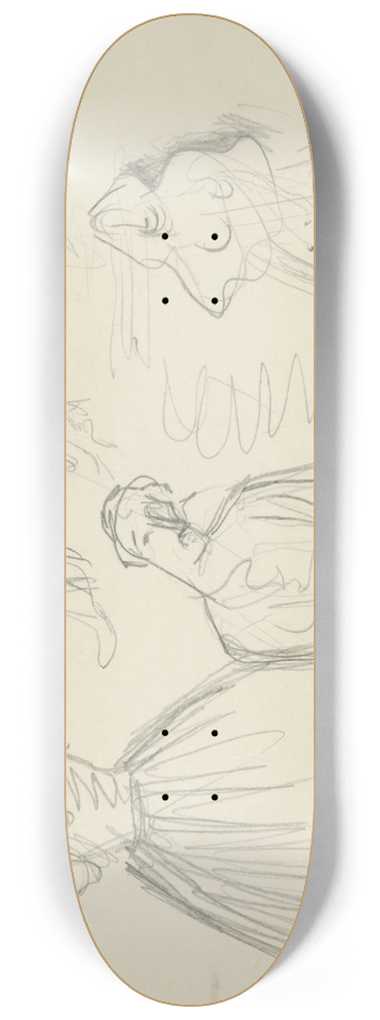 Mikul Galanda - tdie vidieckych figr 8.25 inch art skate deck