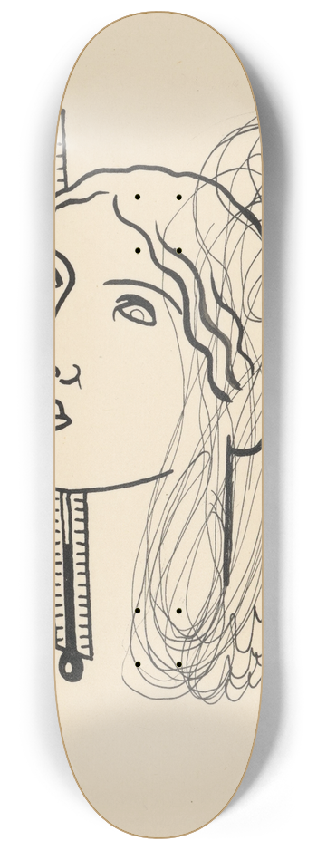 Mikul Galanda - Thermometer 8.25 inch art skate deck
