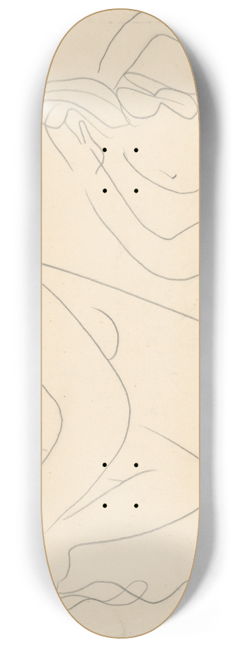 Mikul Galanda - While Combing Hair 8.25 inch art skate deck