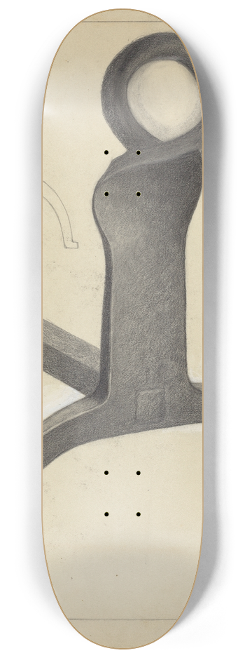 Mildred Ford - Andiron (One of Pair) 8.25 inch art skate deck