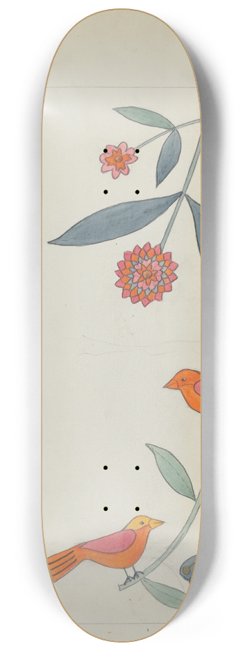 Mildred Prince - Applique Quilt 8.25 inch art skate deck